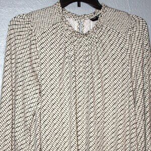 Layne Bryant : Black and White Womens Blouse 14/16 XL